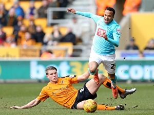 Framed Print : Sky Bet Championship Showdown: Wolves vs Derby County at Molineux