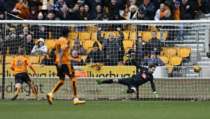 Framed Print : Sky Bet Championship Showdown: Wolves vs Derby County at Molineux