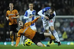 Player Prints: Soccer - Barclays League - Blackburn Rovers v Wolverhampton Wanderers