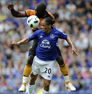 George Elokobi Collection: Soccer - Barclays League - Everton v Wolverhampton Wanderers