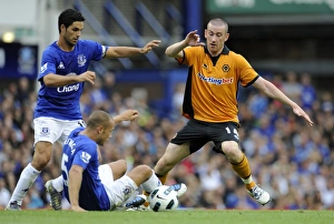 Images Dated 21st August 2010: Soccer - Barclays League - Everton v Wolverhampton Wanderers