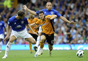 Images Dated 21st August 2010: Soccer - Barclays League - Everton v Wolverhampton Wanderers