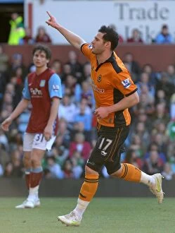 Matt Jarvis Collection: Soccer - Barclays Premier league - Aston Villa v Wolverhampton Wanderers