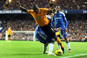 George Elokobi Prints: SOCCER - Barclays Premier League - Chelsea v Wolverhampton Wanderers