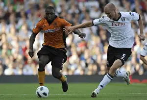 Framed Print : Soccer - Barclays Premier League - Fulham v Wolverhampton Wanderers