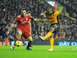 Ronald Zubar Collection: Soccer - Barclays Premier League - Liverpool v Wolverhampton Wanderers