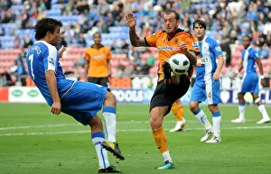 Steven Fletcher Prints: Soccer - Barclays Premier League - Wigan Athletic v Wolverhampton Wanderers