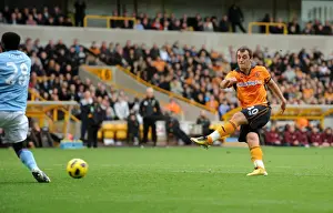 Framed Print : Soccer - Barclays Premier League - Wolverhampton Wanderers v Manchester City Framed Print : Soccer - Barclays Premier League - Wolverhampton Wanderers v Manchester City