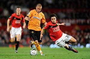 Michael Kightly Collection: SOCCER - Carling Cup Third Round - Manchester United v Wolverhampton Wanderers