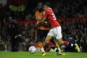 George Elokobi Collection: Soccer - Carling Cup Round Four - Manchester United v Wolverhampton Wanderers
