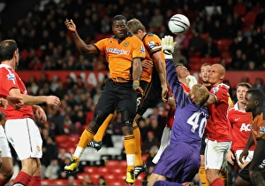 George Elokobi Gallery: Soccer - Carling Cup Round Four - Manchester United v Wolverhampton Wanderers