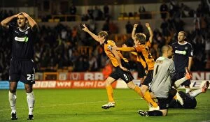 Richard Stearman Collection: Soccer - Carling Cup Round Two - Wolverhampton Wanderers v Southend