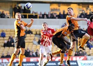 Sam Vokes Gallery: Soccer - FA Cup Round Four - Wolverhampton Wanderers v Stoke City