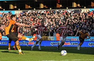 Images Dated 2011 January: Soccer -FA CUP Round Four - Wolverhampton Wanderers v Stoke