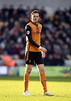 Sky Bet Championship - Wolves V Charlton Athletic - Molineux Prints: Stearman's Defensive Battle: Wolverhampton Wanderers vs Charlton Athletic (Sky Bet Championship)