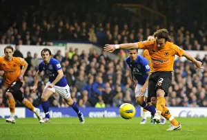 Stephen Hunt Scores the Opener: Wolverhampton Wanderers Take Early Lead vs. Everton