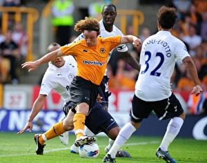 Images Dated 10th September 2011: Stephen Hunt's Goal-Scoring Run: Wolverhampton Wanderers vs. Tottenham Hotspur