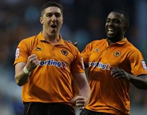 Images Dated 21st August 2012: Stephen Ward's Opener: Wolverhampton Wanderers vs Barnsley in Championship (2012)