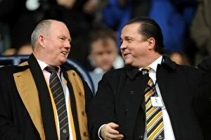 Images Dated 12th December 2009: Steve Morgan and Jez Moxey: Leading Wolverhampton Wanderers in the Premier League Battle at