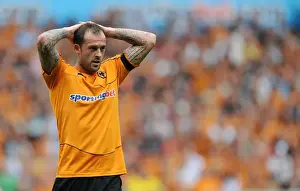 Steven Fletcher Prints: Steven Fletcher Leads Wolverhampton Wanderers in Premier League Clash against Fulham