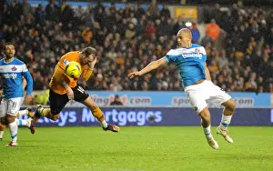 Framed Print : Steven Fletcher: A Powerful Presence in Wolverhampton Wanderers Current Squad Framed Print : Steven Fletcher: A Powerful Presence in Wolverhampton Wanderers Current Squad