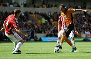 Steven Fletcher Prints: Steven Fletcher Scores: Wolverhampton Wanderers vs Stoke City in Barclays Premier League