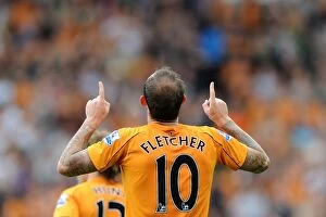 Images Dated 13th August 2011: Steven Fletcher's Dramatic Equalizer: Wolverhampton Wanderers Rescue a Point Against Blackburn