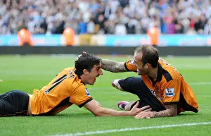Wolves V West Bromwich Albion Prints: Steven Fletcher's Thrilling Hat-trick: Wolverhampton Wanderers Crush West Bromwich Albion 3-0