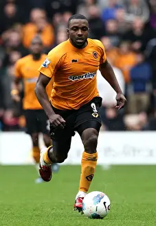 Wolves V Bolton Wanderers Prints: Sylvan Ebanks-Blake in Action: Wolverhampton Wanderers vs