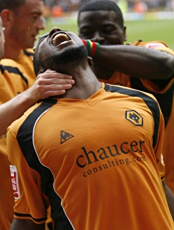 Sylvan Ebanks Blake - Coca Cola Championship Player Of The Year Prints: Sylvan Ebanks Blake - Coca-Cola Championship Player of the Year (Wolverhampton Wanderers)