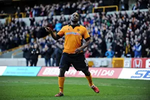 Framed Print : Sylvan Ebanks-Blake's Brace: Wolverhampton Wanderers Crush Blackpool 4-0