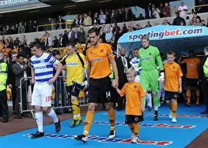 Q Pr Prints: Thrilling Mascot Showdown: Wolves vs QPR - Premier League Battle of the Mascots