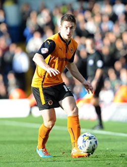 Sky Bet Championship - Leeds United V Wolves - Elland Road Prints: Tommy Rowe and Wolverhampton Wanderers vs Leeds United at Elland Road - Sky Bet Championship Showdown