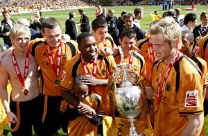 Images Dated 3rd May 2009: Wolverhampton Wanderers: 2008-09 Championship Title Win - Sylvan Ebanks Blake
