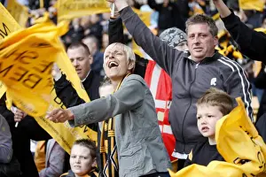 Matches 08-09 Prints: Wolverhampton Wanderers: 2008-09 Championship Title Win - Triumphant Celebration at Molineux