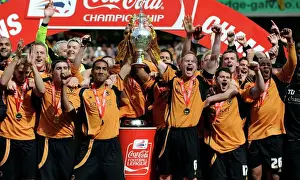 Wolverhampton Wanderers: Celebrating Championship Promotion with the Trophy (2008-09)