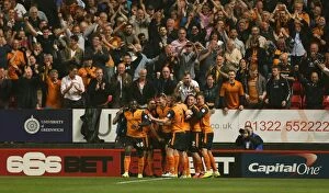 Images Dated 16th September 2014: Wolverhampton Wanderers Danny Batth Scores Dramatic Equalizer Against Charlton Athletic in Sky Bet
