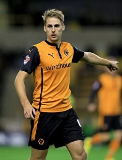 Sky Bet Championship - Wolves v Wigan Athletic - Molineux Collection: Wolverhampton Wanderers David Edwards in Action: Sky Bet Championship Match vs Middlesbrough