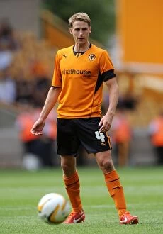Friendly : Wolves v Real Betis - Molineaux : 27-07-2013 Collection: Wolverhampton Wanderers David Edwards in Action against Real Betis (2013, Molineux)