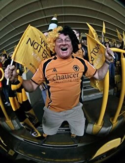 Images Dated 3rd May 2009: Wolverhampton Wanderers: Euphoric Championship Title Win - Celebrating Promotion at Molineux