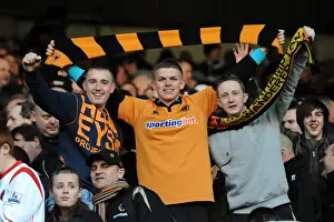 Wolves Prints: Wolverhampton Wanderers: Euphoric Fans Celebrate Victory Over Burnley (BPL)