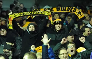 Soccer Prints: Wolverhampton Wanderers: Euphoric Fans Celebrate Victory Over Liverpool (BPL)