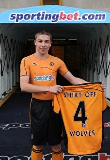 Wolves v Blackburn Rovers Collection: Wolverhampton Wanderers Fan's Unwavering Devotion: Reece Scragg's Bold Support for