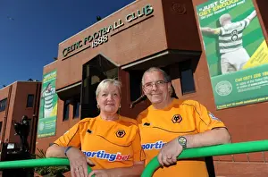 Wolves Prints: Wolverhampton Wanderers Fans Unwavering Passion at Celtic Park: A Pre-Season Friendly Showdown