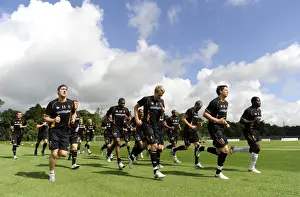 Pre Season Training In Ireland 10-11 Prints: Wolverhampton Wanderers: Intense Pre-Season Training in Ireland
