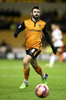 FA Cup Prints: Wolverhampton Wanderers Jack Price in Action during FA Cup Third Round Replay against Fulham at Molineux