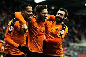 Sky Bet Championship - Rotherham United V Wolves - AESSEAL New York Stadium Prints: Wolverhampton Wanderers James Henry Scores Opening Goal Against Rotherham United in Sky Bet Championship (2014-15)