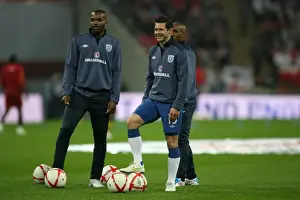 Wolverhampton Wanderers: Jarvis and Bent in England Training - Ghana Friendly Preparation
