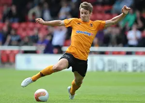 Framed Print : Wolverhampton Wanderers Kevin Doyle in Action against Crewe Alexandra: Pre-Season Friendly Framed Print : Wolverhampton Wanderers Kevin Doyle in Action against Crewe Alexandra: Pre-Season Friendly