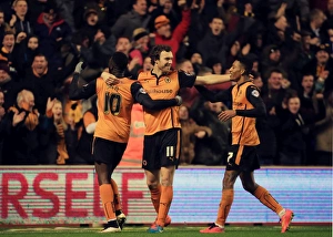Sky Bet Championship - Wolves V Brentford - Molineux Prints: Wolverhampton Wanderers: Kevin McDonald's Double Strikes Down Brentford in Sky Bet Championship